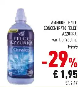 Conad Felce azzurra ammorbidente concentrato offerta