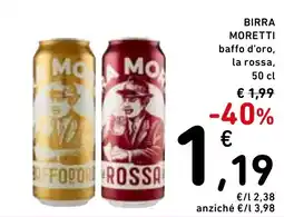 Spazio Conad Moretti birra offerta