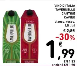 Spazio Conad Caviro vino d'italia tavernello cantine offerta