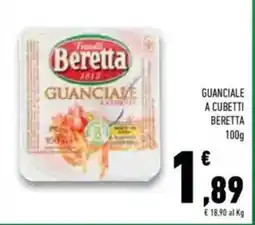 Conad Beretta guanciale a cubetti beretta offerta