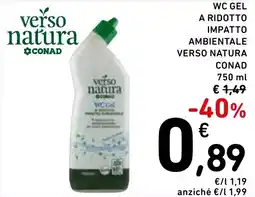 Spazio Conad Verso natura conad wc gel a ridotto impatto ambientale offerta