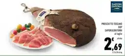 Conad Sapori dintorni conad prosciutto toscano dop offerta