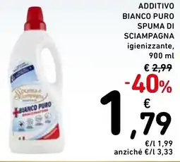 Spazio Conad Spuma di sciampagna additivo bianco puro offerta
