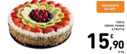 Spazio Conad Torta crema, panna e frutta offerta