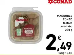 Spazio Conad Conad mandorle offerta