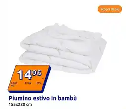 Action Piumino estivo in bambù offerta