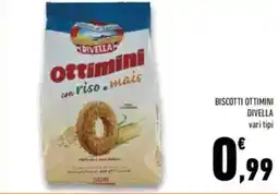 Conad Divella biscotti ottimini offerta