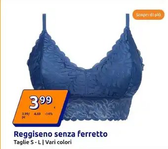 Action Reggiseno senza ferretto offerta
