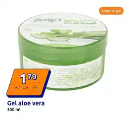 Action Betty's Gel aloe vera offerta