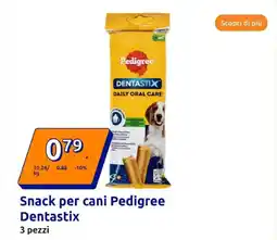 Action Snack per cani Pedigree Dentastix offerta