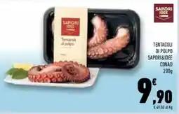 Conad Sapori idee tentacol di polpo offerta