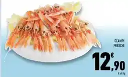 Conad Scampi freschi offerta