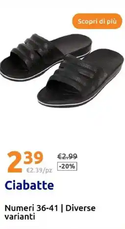 Action Ciabatte offerta