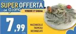 Conad Mazzancolle tropicali decongelate offerta