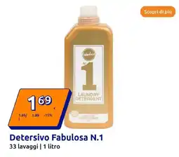Action Detersivo Fabulosa N.1 offerta