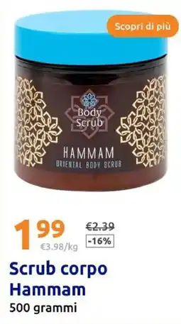 Action Scrub corpo Hammam offerta