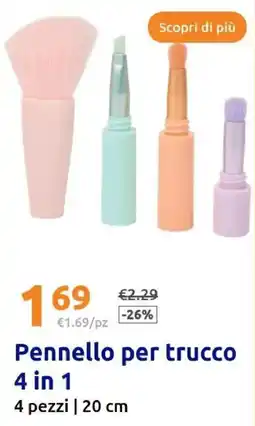Action Pennello per trucco 4 in 1 offerta