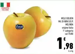 Conad Melinda mele golden val di non d.o.p. offerta