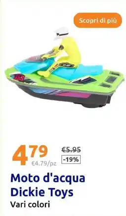 Action Moto d'acqua Dickie Toys offerta