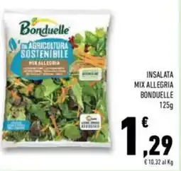 Conad Bonduelle insalata mix allegria offerta