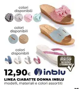 Extracoop Inblu linea ciabatte donna offerta