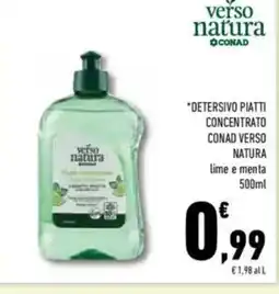 Conad Verso natura conad detersivo piatti concentrato offerta