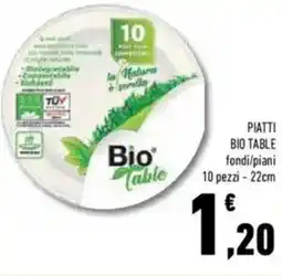 Conad Bio table piatti offerta