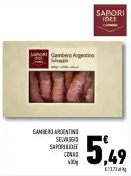 Conad Sapori idee gambero argentino offerta