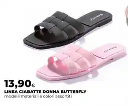 Extracoop Linea ciabatte donna butterfly offerta