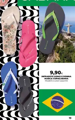 Extracoop Infradito uomo e donna marca copacabana offerta