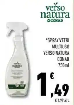Conad Verso natura conad spray vetri multiuso offerta