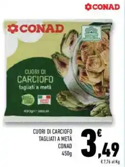 Conad Conad cuori di carciofo tagliati a metà offerta