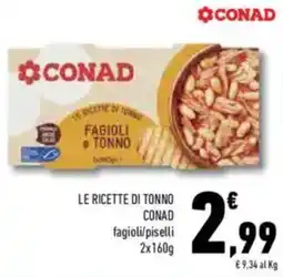 Conad Conad le ricette di tonno offerta