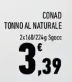 Conad Conad tonno al naturale offerta