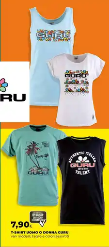 Extracoop Guru t-shirt uomo o donna offerta