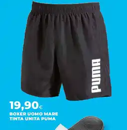 Extracoop Puma boxer uomo mare tinta unita offerta