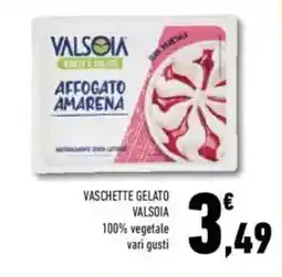 Conad Valsoia vaschette gelato valsoia. offerta