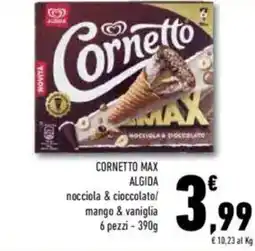 Conad Algida cornetto max offerta