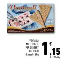 Conad Ventagli millefoglie per dessert ali d'oro offerta