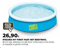 Extracoop Bestway piscina my first fast set offerta