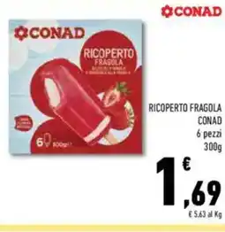 Conad Conad ricoperto fragola offerta