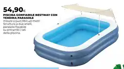 Extracoop Piscina gonfiabile bestway con tendina parasole offerta