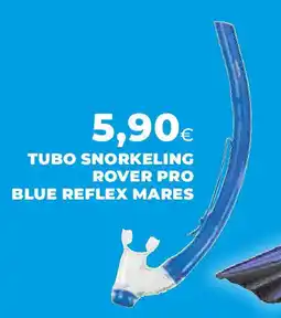 Extracoop Tubo snorkeling rover pro blue reflex mares offerta