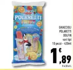 Conad Dolfin ghiaccioli polaretti offerta