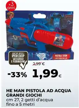 Extracoop He man pistola ad acqua grandi giochi offerta