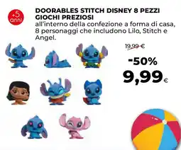 Extracoop Doorables stitch disney 8 pezzi giochi preziosi offerta