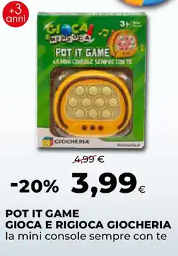 Extracoop Pot it game gioca e rigioca giocheria offerta