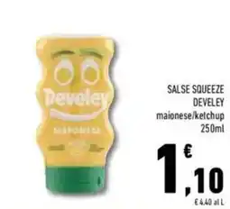 Conad Develey salse squeeze offerta