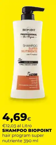 Extracoop Biopoint shampoo offerta