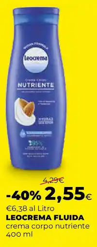 Extracoop Leocrema fluida offerta